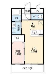 ハウス桐里の物件間取画像